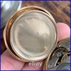 1919 Elgin Grade 301 12S 7 Jewels Hunter Case Pocket Watch Gold Filled Mint