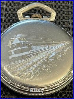 1919 Hamilton 992 Railroad Grade Pocket Watch 16s 21j Engraved Train Case