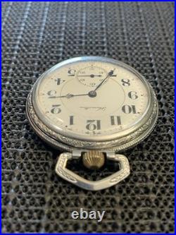 1919 Hamilton 992 Railroad Grade Pocket Watch 16s 21j Engraved Train Case