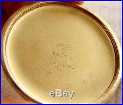 1919 SOUTH BEND 19 Jewels MINT DIAL Grade 219 in Gold Plate FANCY CASE 16s Runs