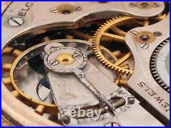 1920 ELGIN 17J 16s Gr 386 Open Face Dueber Gold Filled Case Pocket Watch