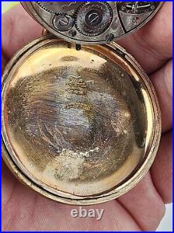 1920 Elgin BW Raymond 455 Pocket Watch, 19j 16s GF Case Running -No crystal