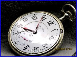 1920 Illinois'A. Lincoln' 21J, RRgrade pocket watch in vintage display case