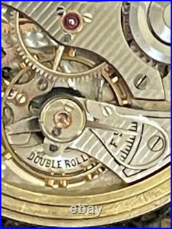 1920 Illinois A. Lincoln Pocket Watch 21j 12s Mod 3 Gold Filled Case Ornate Runs
