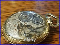 1920 Illinois Bunn Special 23 Jewel Gold Filled Display Case Pocket Watch