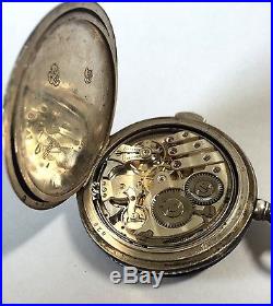 1920s Volta Minute Repeater Full Hunter Case Antique Pocket Watch