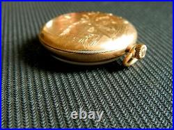 1921Vintage 12s OMEGA Pocket Watch 17j Running Gold plated Case
