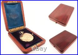 1921 Elgin Grade 314 15J 12s 14k Solid Gold Hunter Case Pocket Watch With Box