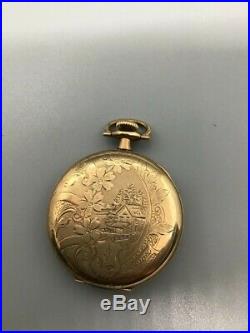 1922 Vintage Elgin 16s Hunting Case Pocket Watch