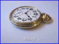 1923 Illinois Bunn Special 21j 16s Railroad Pocket Watch In Bunn Special Case