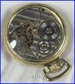 1923 Illinois Grd 806 16s 21j Mod 9 RG Pocket Watch Illinois Dial 10K GF GB Case