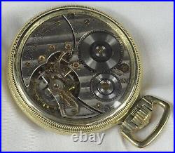 1923 Illinois Grd 806 16s 21j Mod 9 RG Pocket Watch Illinois Dial 10K GF GB Case