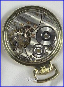 1923 Illinois Grd 806 16s 21j Mod 9 RG Pocket Watch Illinois Dial 10K GF GB Case