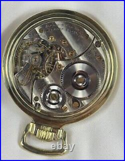 1923 Illinois Grd 806 16s 21j Mod 9 RG Pocket Watch Illinois Dial 10K GF GB Case