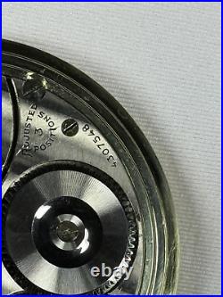 1923 Illinois Grd 806 16s 21j Mod 9 RG Pocket Watch Illinois Dial 10K GF GB Case