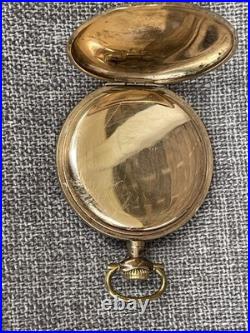 1923 Illinois Pocket Watch 12s 17j Gr 405 Art Deco Ornate Gold Filled Case Runs
