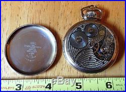 1924 Ball Pocket Watch, 21 Jewels Keystone Jboss 10k Gold Filled Case