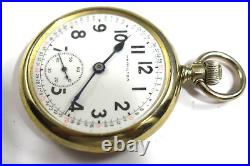 1924 Hamilton Grade 974 16s 17J OF Pocket Watch withKeystone Case lot. Em
