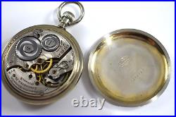 1924 Hamilton Grade 974 16s 17J OF Pocket Watch withKeystone Case lot. Em