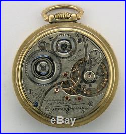 1924 Illinois Bunn Special 10k G. F. Case 21 J Running Condition Pocket Watch