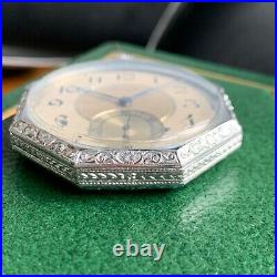 1924 Waltham Grade No. 225 12S 17 Jewels Octagon Case Pocket Watch