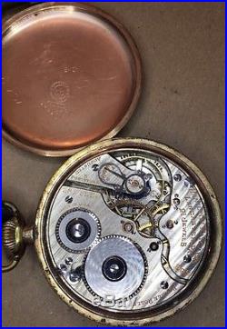 1925 Hamilton RailRoad Pocket Philly Watch Case 992 21 Jewel Double Roller 16S