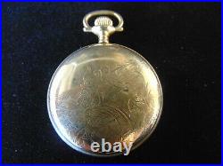 1925 Illinois Pocket Watch Size16 Grade305 17 Jewels Gold Filled Case Runs