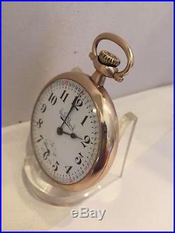 1925 South Bend 227 21J 16S Panama YGF Case Pocket Watch BIN $195