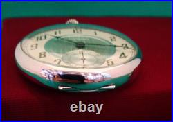 1926 WALTHAM Platinum 950 Case Hand-wound Silver Pocket Watch Used With Box