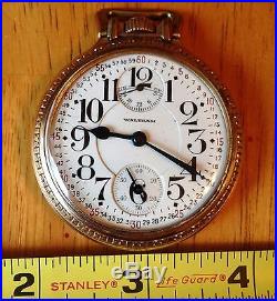 1926 Waltham Watch Co Vanguard, 23 J, Keystone Jboss 10k Gold Filled Case