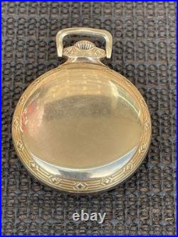 1927 South Bend Pocket Watch RR Grade 16s 21j Model 2 GF Security Case Runs