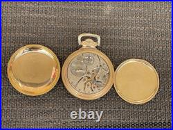 1927 South Bend Pocket Watch RR Grade 16s 21j Model 2 GF Security Case Runs