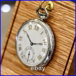 1928 HAMILTON Pocket Watch 17 Jewels Grade 912 U. S. A. Made 12s Engraved Case