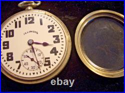 1928 Illinois Very Rare Grade 167l Lever Set17 Jewelssize 16 Keystone Case