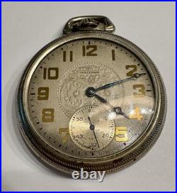 1929 Antique Waltham Pocket Watch-Keystone Case-Grade 610-Size 16s-7j
