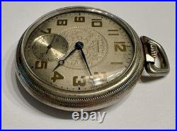 1929 Antique Waltham Pocket Watch-Keystone Case-Grade 610-Size 16s-7j