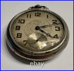 1929 Antique Waltham Pocket Watch-Keystone Case-Grade 610-Size 16s-7j