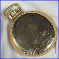 1929 Illinois Bunn Special 16s 21j 60hr Mod 14 RG Pocket Watch 10K GF Case withFOB