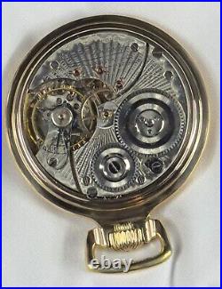 1929 Illinois Bunn Special 16s 21j 60hr Mod 14 RG Pocket Watch 10K GF Case withFOB