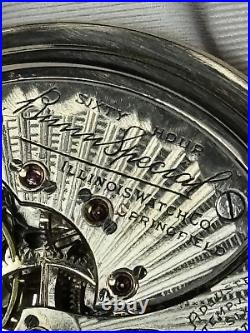 1929 Illinois Bunn Special 16s 21j 60hr Mod 14 RG Pocket Watch 10K GF Case withFOB