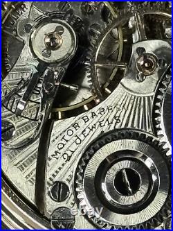1929 Illinois Bunn Special 16s 21j 60hr Mod 14 RG Pocket Watch 10K GF Case withFOB