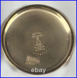 1929 Illinois Bunn Special 16s 21j 60hr Mod 14 RG Pocket Watch 10K GF Case withFOB