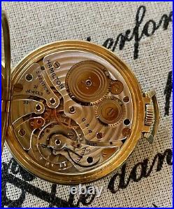 1937 921 Hamilton Pocket Watch 14k Gold Filled Case 10S 21J Model 1 In Case