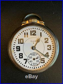1940 Elgin 16s 23j Pocket Watch 540/15 #38347073 BW Raymond 10K GF Case