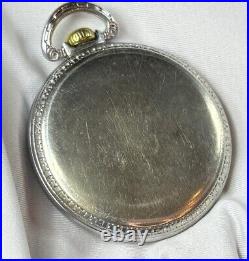 1945 Waltham Grade 1617 Mod 1908 16s 17j Pocket Watch Keystone Base Metal Case