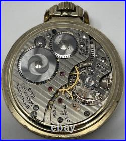 1946 Hamilton (992b). Model 5, Lever Set, 16s, 21 J. 10k GF Case. Runs. MW-22