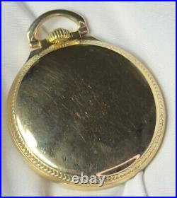 1946 Hamilton Grd 992B Mod 5 16s 21j RG Pocket Watch Bold Dial Ham 10K RGP Case