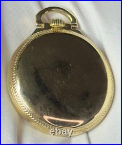 1946 Hamilton Grd 992B Mod 5 16s 21j RG Pocket Watch Bold Dial Ham 10K RGP Case