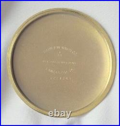 1946 Hamilton Grd 992B Mod 5 16s 21j RG Pocket Watch Bold Dial Ham 10K RGP Case