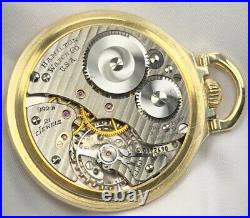 1946 Hamilton Grd 992B Mod 5 16s 21j RG Pocket Watch Bold Dial Ham 10K RGP Case